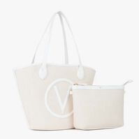 Bolso Shopping Covent Natur-Bianco Bolso Shopping Covent Natur-Bianco 1